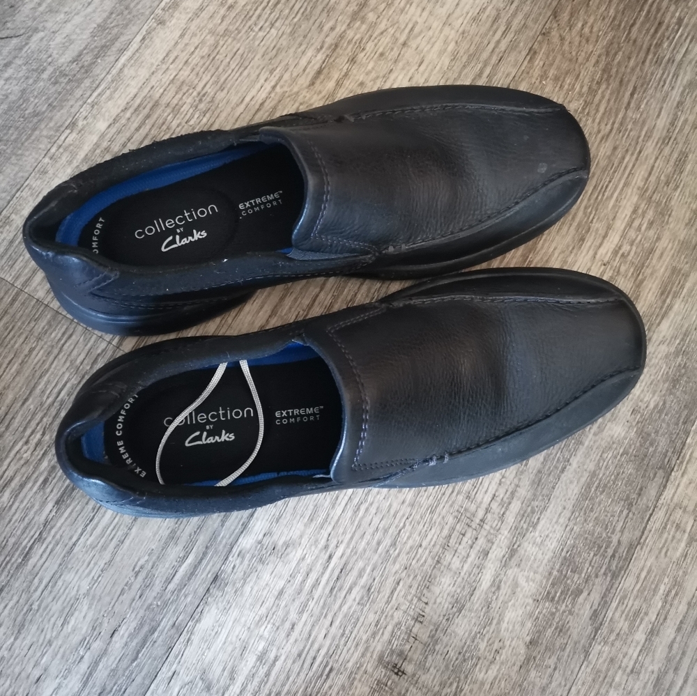Clarks Collection Men's Leather Slip-Ons Shoes - Picture 3 of 6